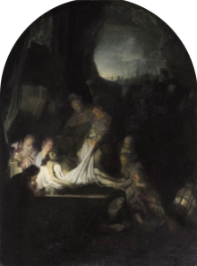 The entombment *oil on canvas *92.6 x 68.9 cm *ca. 1635-1639